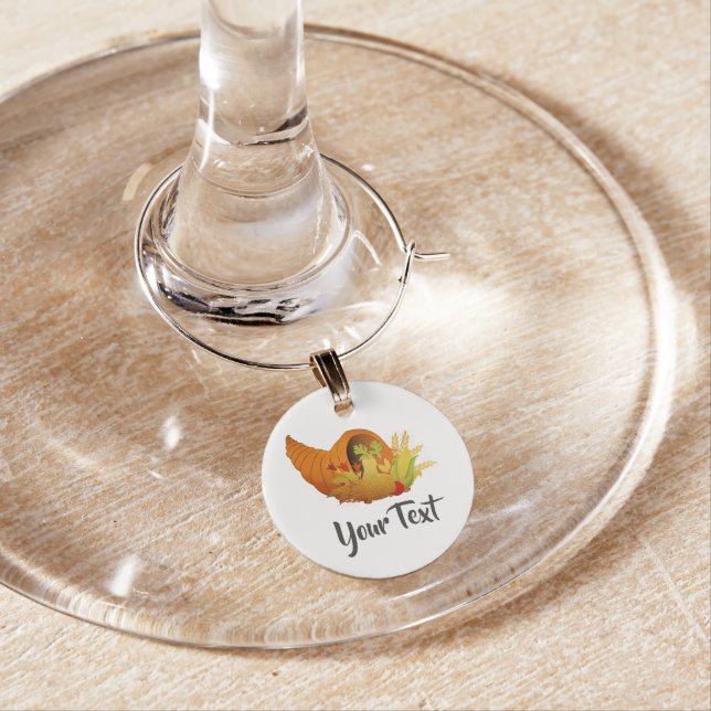 Thanksgiving Wine Charm (In Situ)