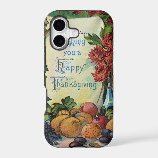 Thanksgiving Wishbone Fruit Vase Flowers iPhone 17 Case
