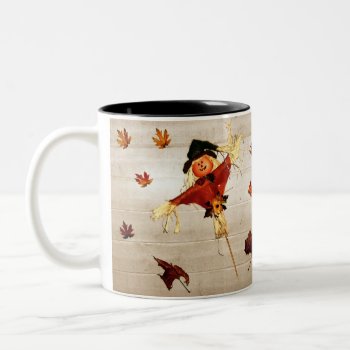 Thanksgiving Wishes Two-tone Coffee Mug by DonnaGrayson at Zazzle
