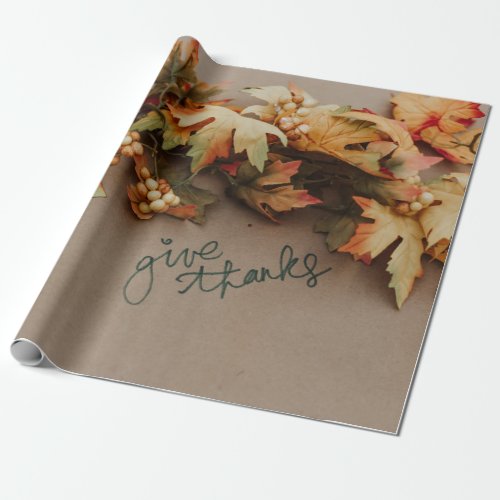 Thanksgiving Wrapping Paper