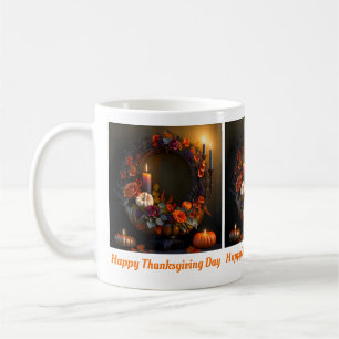Thanksgiving Wreath Mug