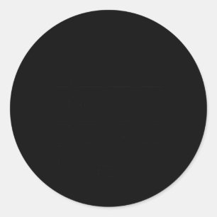 Thanksgiving Xmas Costume Nutrition Facts Milk Classic Round Sticker