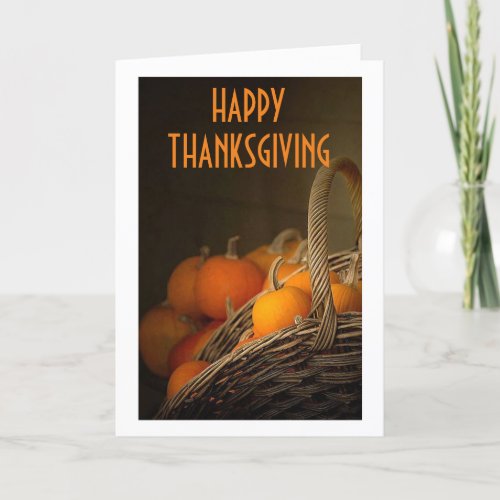 THANKSGIVING YOU MAKE ME THANKFUL ALL YEAR LONG HOLIDAY CARD