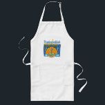 Thanksgivukkah apron<br><div class="desc">Celebrate Thanksgiving and Hannukah on the same day with this unique apron that includes a turkey wearing a yarmulke!</div>