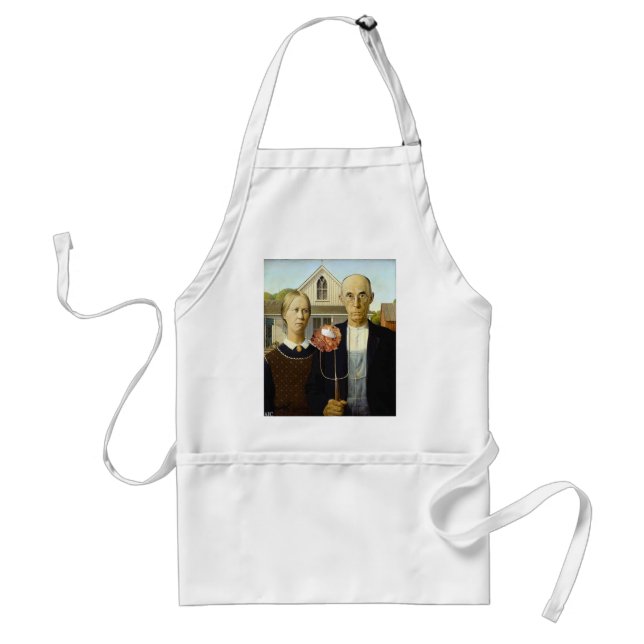 Thanksgivukkah Art: American Latke (apron) Adult Apron (Front)