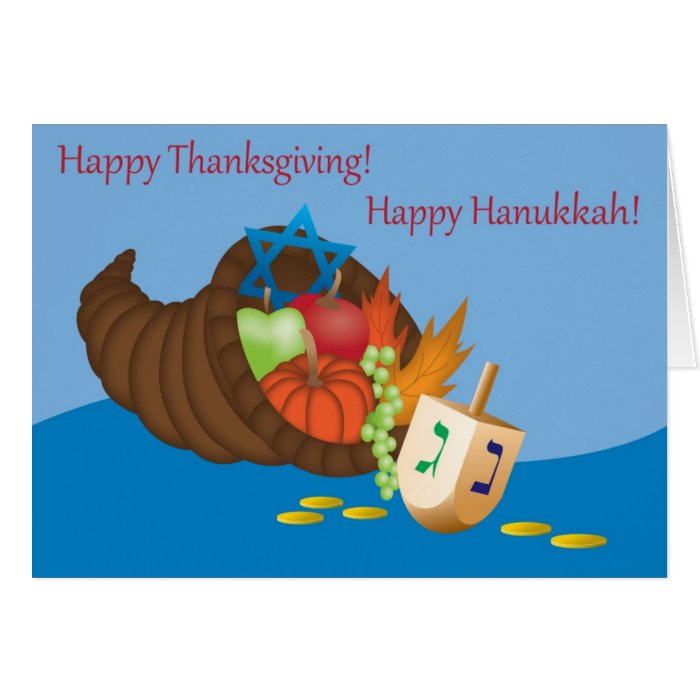 Thanksgivukkah Card (Thanksgiving and Hanukkah) 4