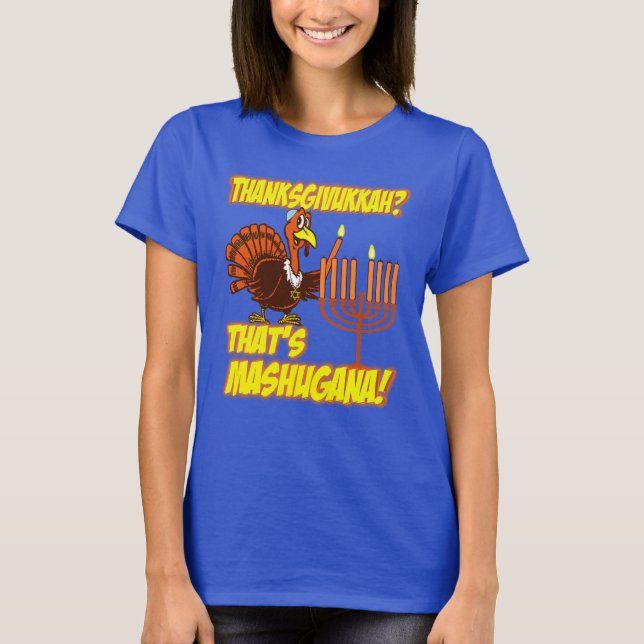 Thanksgivukkah Mashugana T-shirt (Front)