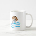 Thanksgivukkah Mug Funny Hound Dog with Yamaka<br><div class="desc">An adorable rescue hound named "Charley" is featured wearing a yamaka and star of david necklace in this humorous photo image Thanksgivukkah mug design by artist c.a.teresa, Thanksgivukkah is the combined Jewish holiday of Hanukkah and Thanksgiving which will be falling on the same day this year. Celebrate this joyful event...</div>