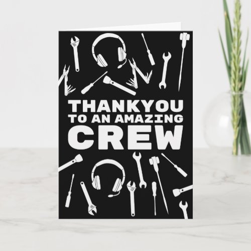 Thankyou Crew Thank You Card