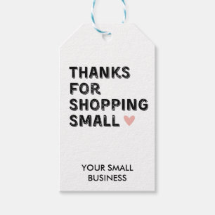 Thankyou for shopping small Small Business Gift Tags