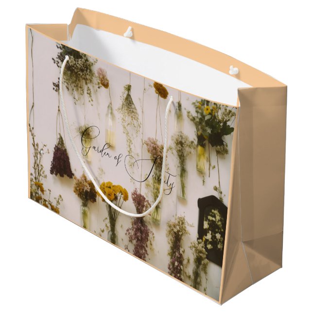 #"ThankYouforCelebratingWithUs"GiftBag Large Gift Bag (Back Angled)