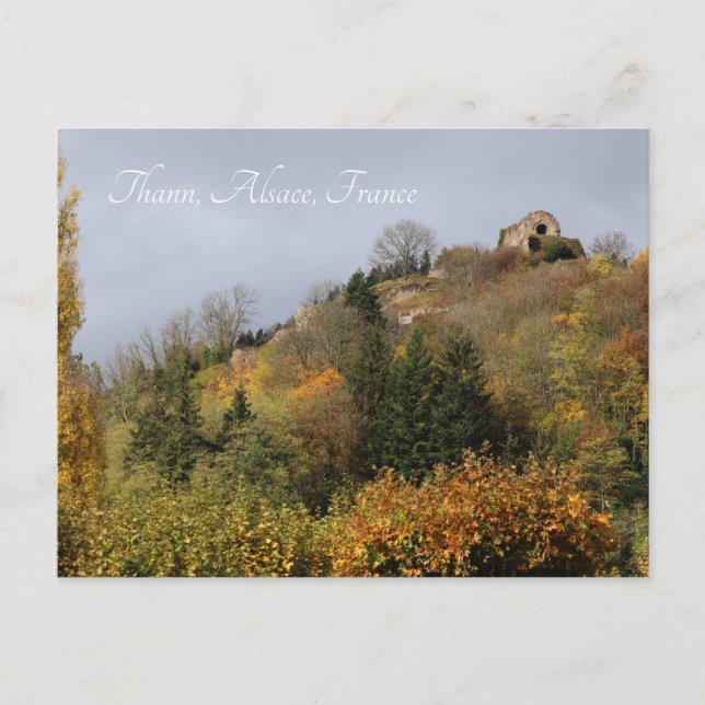 Thann in Autumn, Alsace, France Postcard (Front)