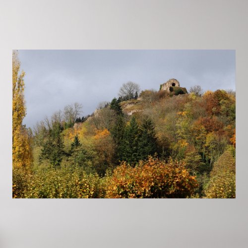 Thann in Autumn Alsace France Poster
