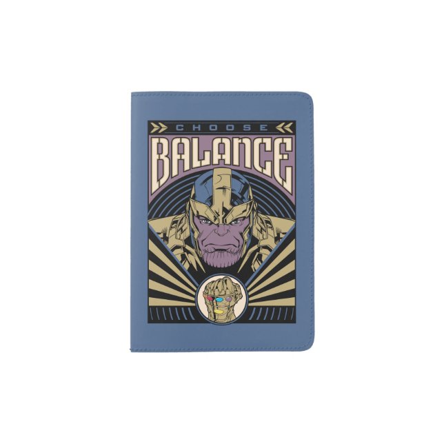 Thanos - Choose Balance Passport Holder (Front)