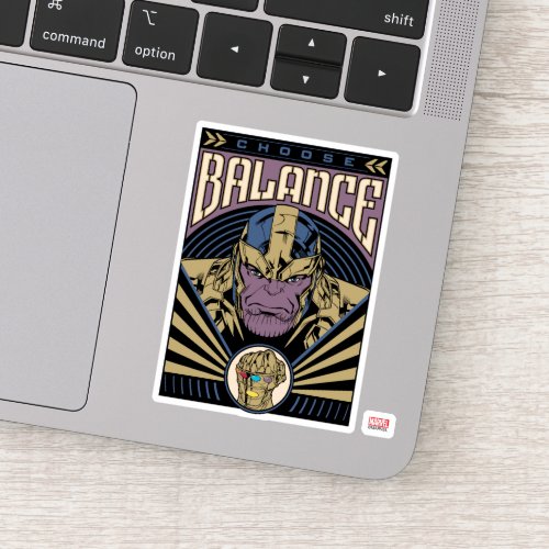 Thanos _ Choose Balance Sticker
