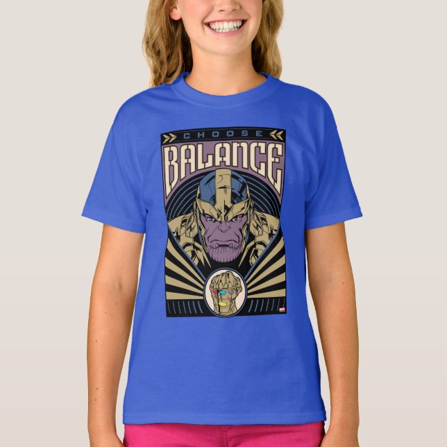 Thanos - Choose Balance T-Shirt (Front)