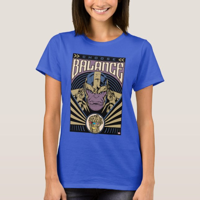 Thanos - Choose Balance T-Shirt (Front)