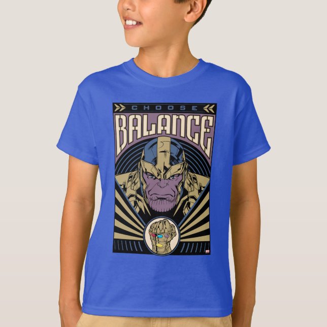 Thanos - Choose Balance T-Shirt (Front)