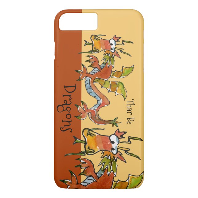 Thar Be Dragons Case-Mate iPhone Case (Back)