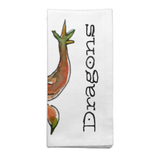 Thar Be Dragons Cloth Napkin