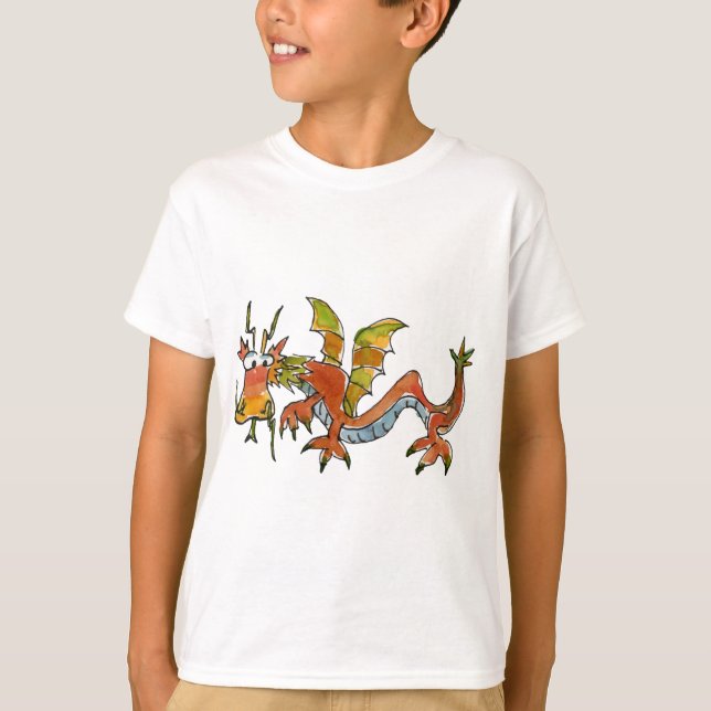 Thar Be Dragons T-Shirt (Front)