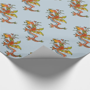 Thar Be Dragons Wrapping Paper