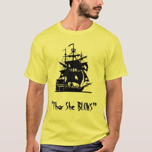 "Thar She BLOWS" T-Shirt (Front)