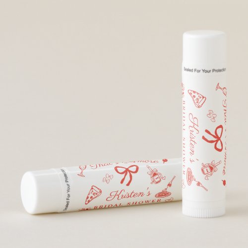 Tha's Amore Red Italian Bridal Shower Favors