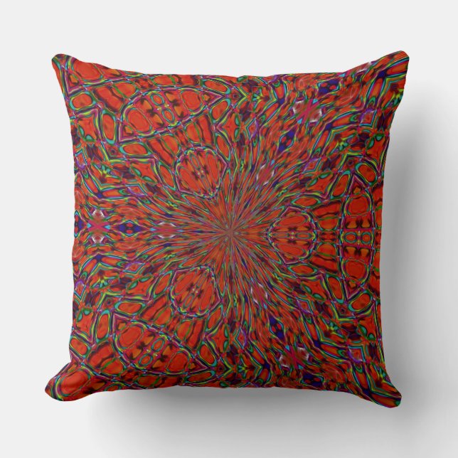 That 60 s hippie throw pillow (Front)