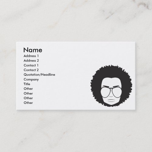that 70s guy business card template