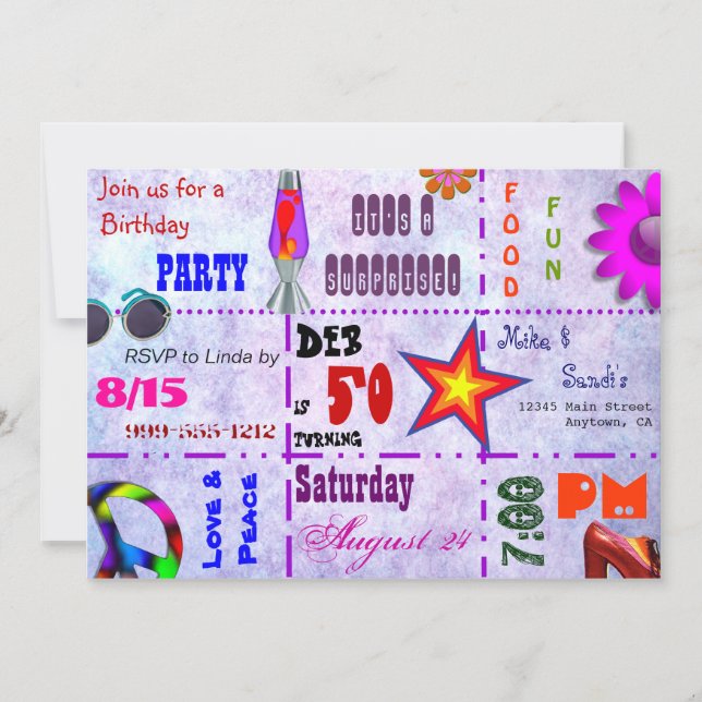 That 70's Invitation (Front)