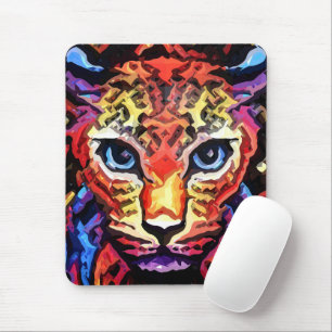 That Colorful Leopard Look Mouse Pad