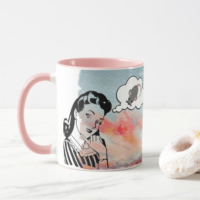 That Darn Cat Mug (With Donut)