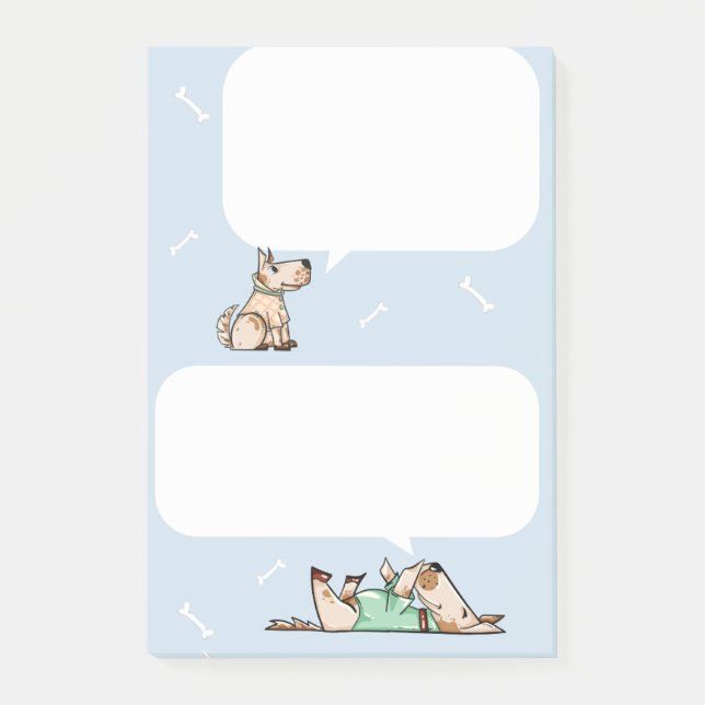 That Dog Life Speech Bubble Post It Note (Front)
