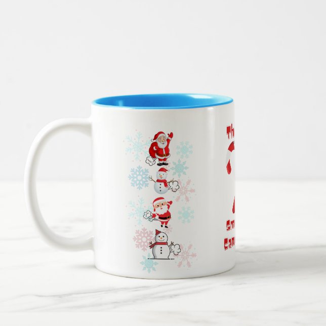 That Fart Smells like Candy Canes Two-Tone Coffee Mug (Left)