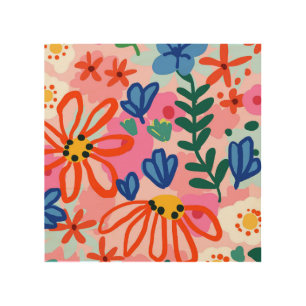 That Floral Summer Kinda Feeling Wood Wall Art