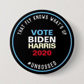 That Fly Though VOTE BIDEN HARRIS 2020 Large Button