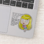 That girl sticker