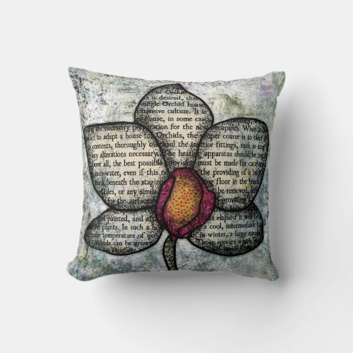 That Insolent Orchid Throw Pillow