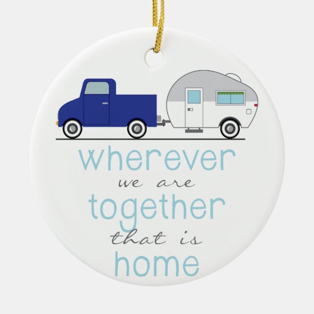That Is Home Ceramic Ornament (Front)