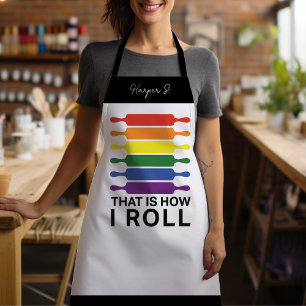 That is How I Roll - LGBTIQ Flags Color Apron