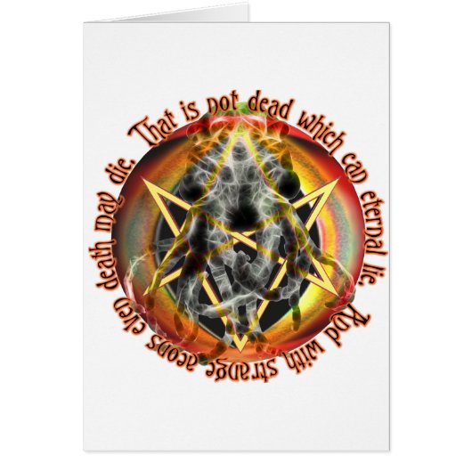 That is not dead which can eternal lie cards (Front)