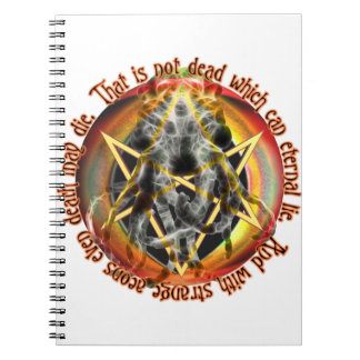 That is not dead which can eternal lie notebook