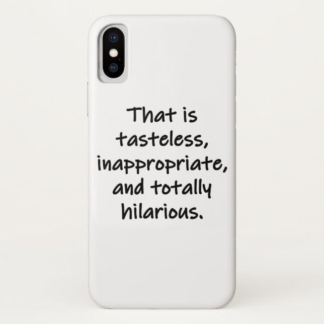 That is Tasteless Case-Mate iPhone Case (Back)