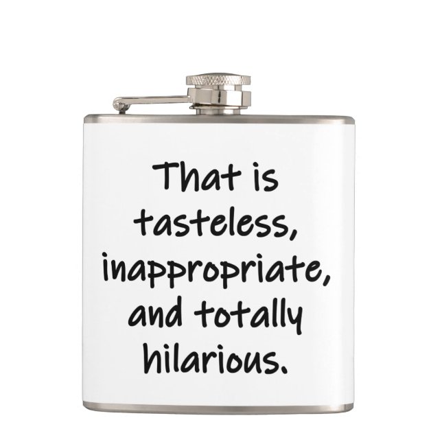 That is Tasteless Flask (Front)