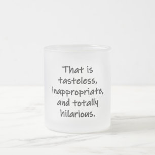 That is Tasteless Frosted Glass Coffee Mug