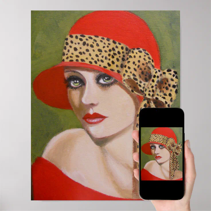 That Lady In Red/ Poster Zazzle