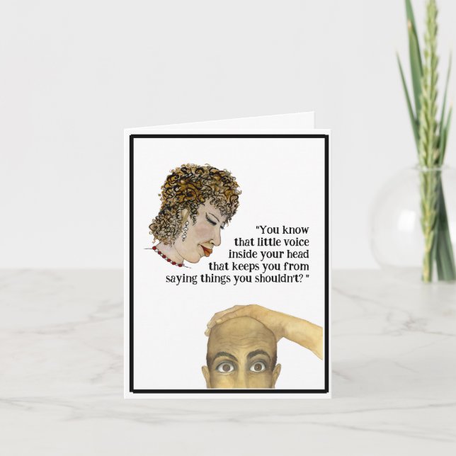 That 'Lil Voice Inside Your Head Card (Front)