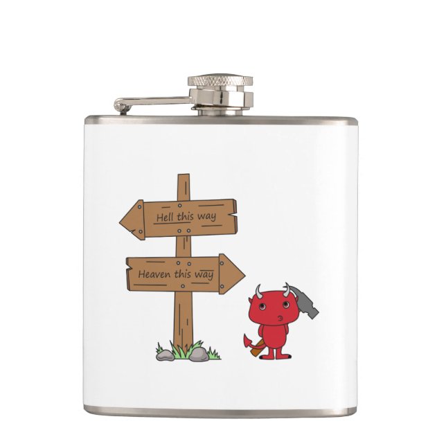 That little devil flask (Front)