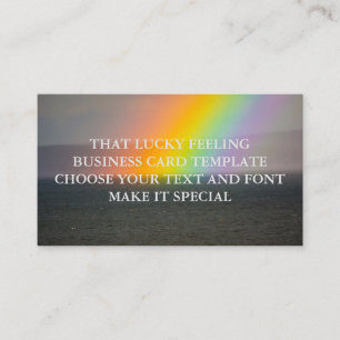 That Lucky Feeling Business Card Template